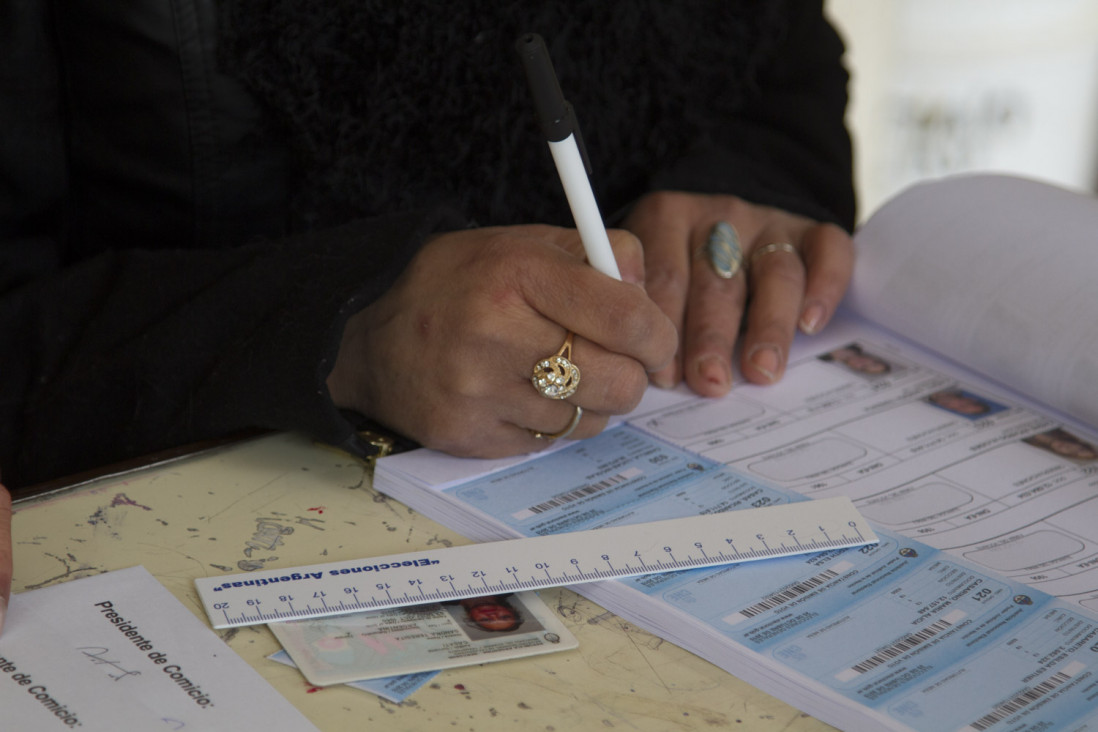imagen Faltaron boletas de Massa en una escuela y activaron el plan de contingencias