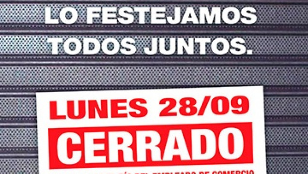imagen Hoy no abrirán los comercios