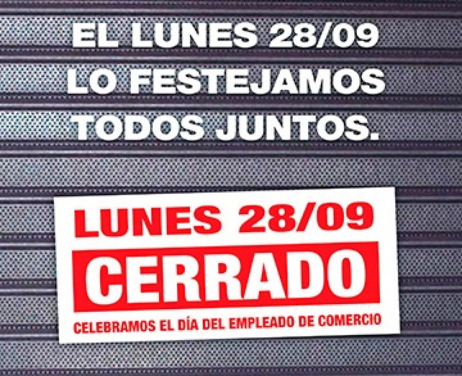 imagen Hoy no abrirán los comercios