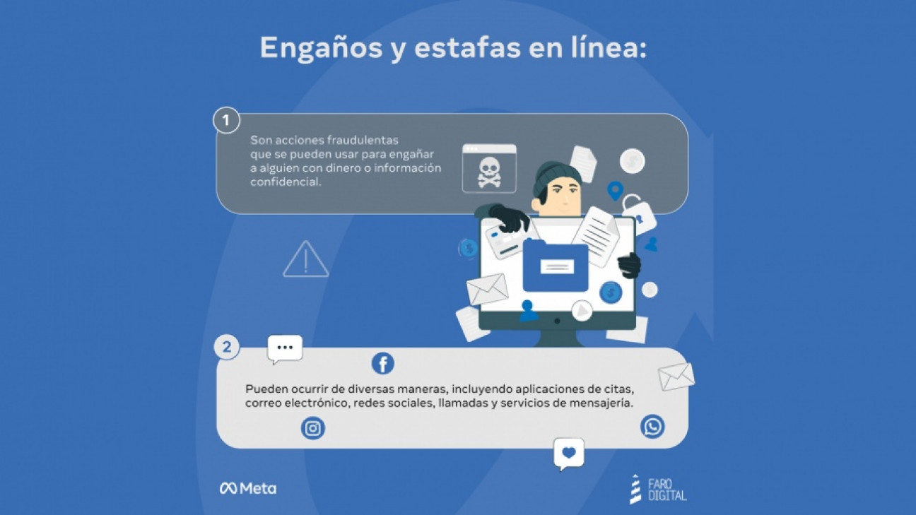 imagen Cómo prevenir y qué hacer ante casos de estafas o hackeos en Facebook, Instagram o WhatsApp