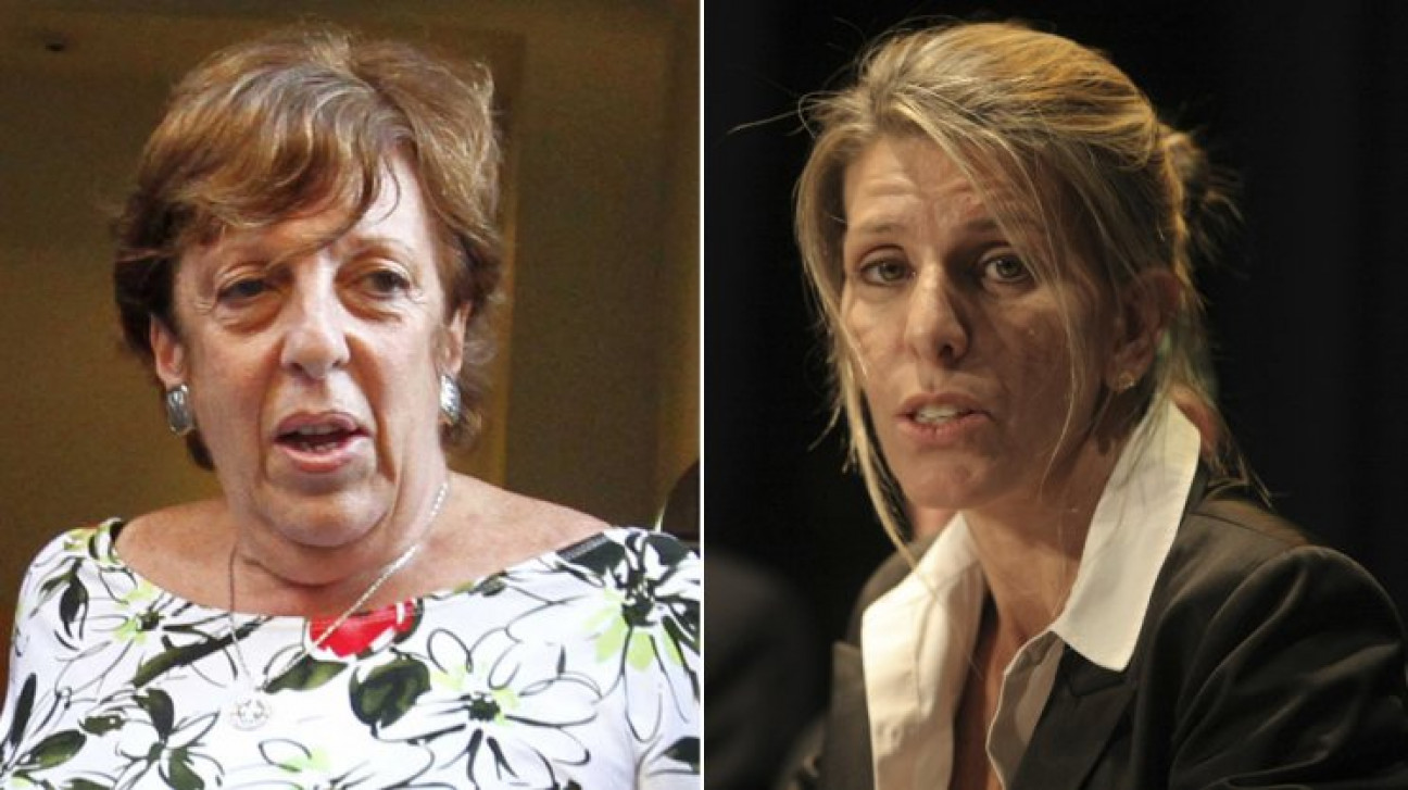 imagen Fein y Arroyo Salgado frente a frente en la audiencia por la causa Nisman