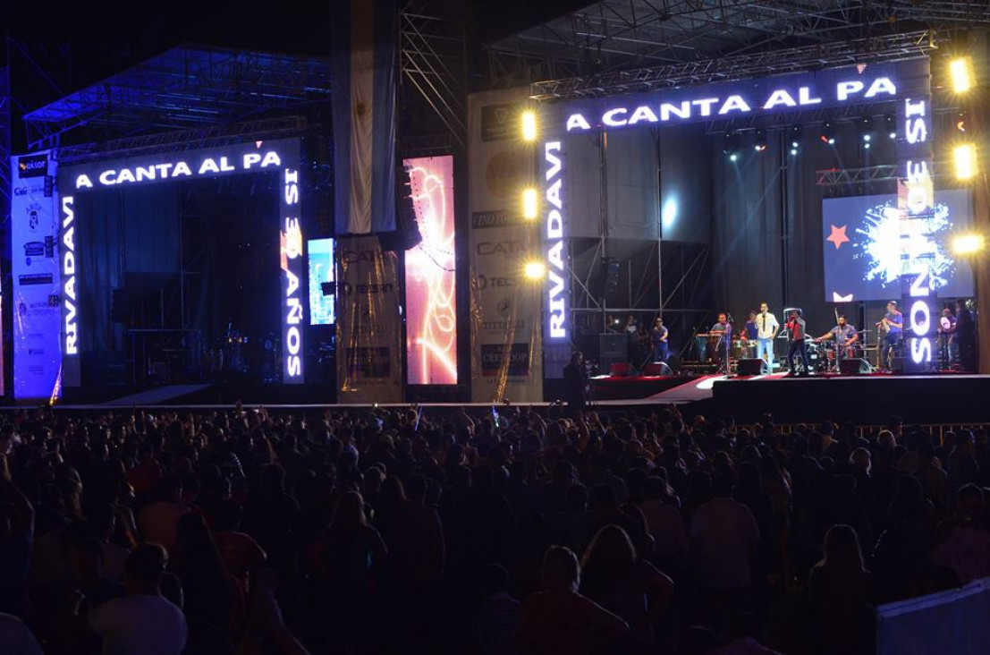 imagen Detenidos en la primera noche del "Rivadavia Canta al País"