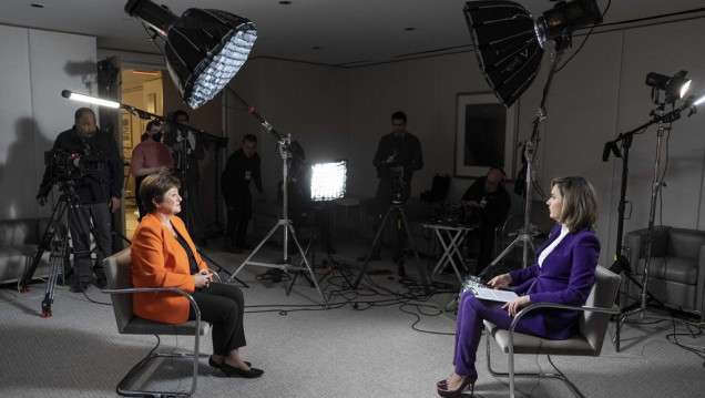 imagen Georgieva pronosticó que un tercio de la economía mundial estará en recesión durante 2023