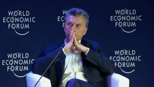 imagen Foro Económico Mundial: Macri celebró que "todos estemos acá, trabajando"