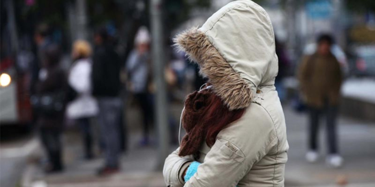 imagen El invierno trajo un frente frío que se quedará todo el fin de semana