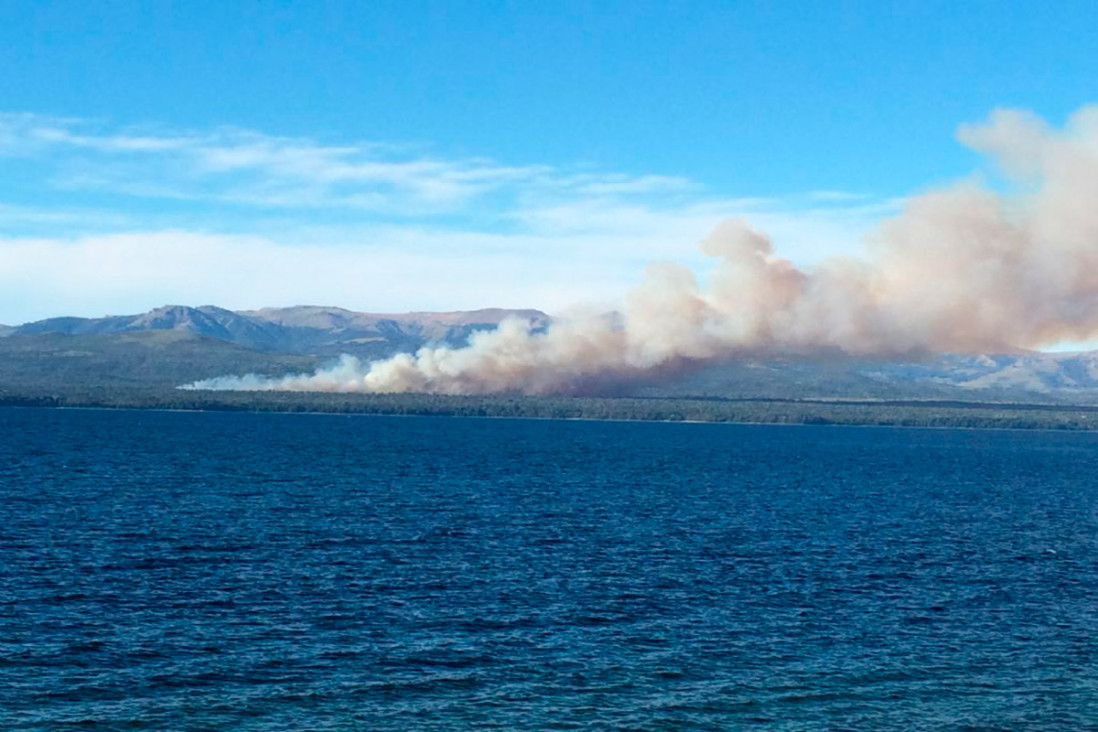 imagen Incendio forestal en Bariloche