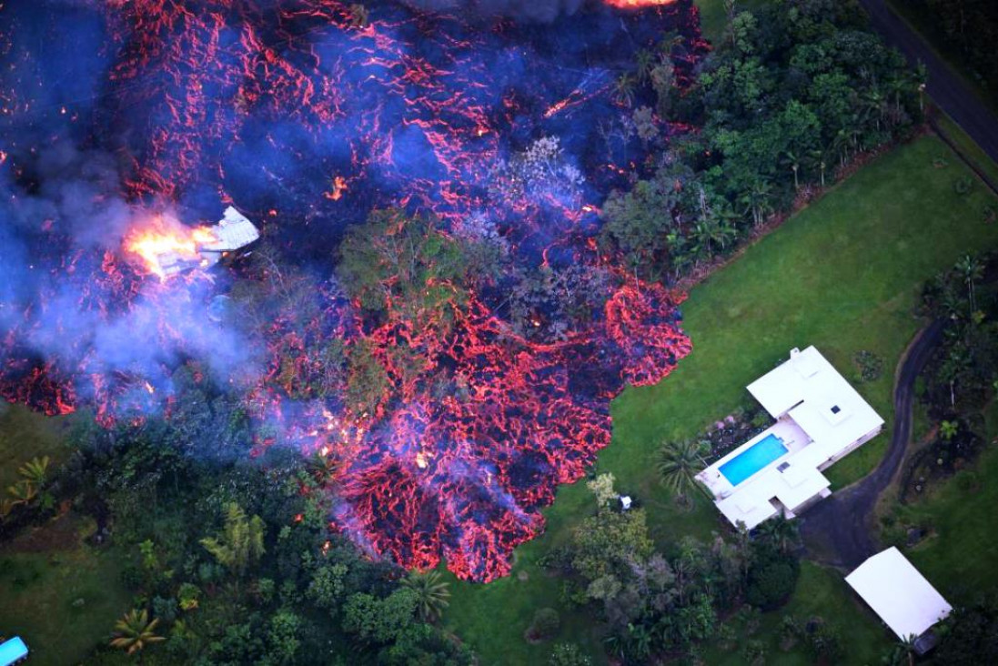 imagen La lava del volcán Kilauea avanza sin tregua sobre Hawái