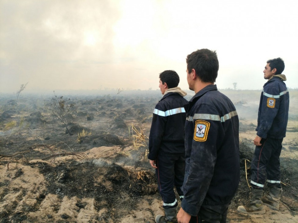 imagen Lograron controlar los incendios en San Rafael y Alvear