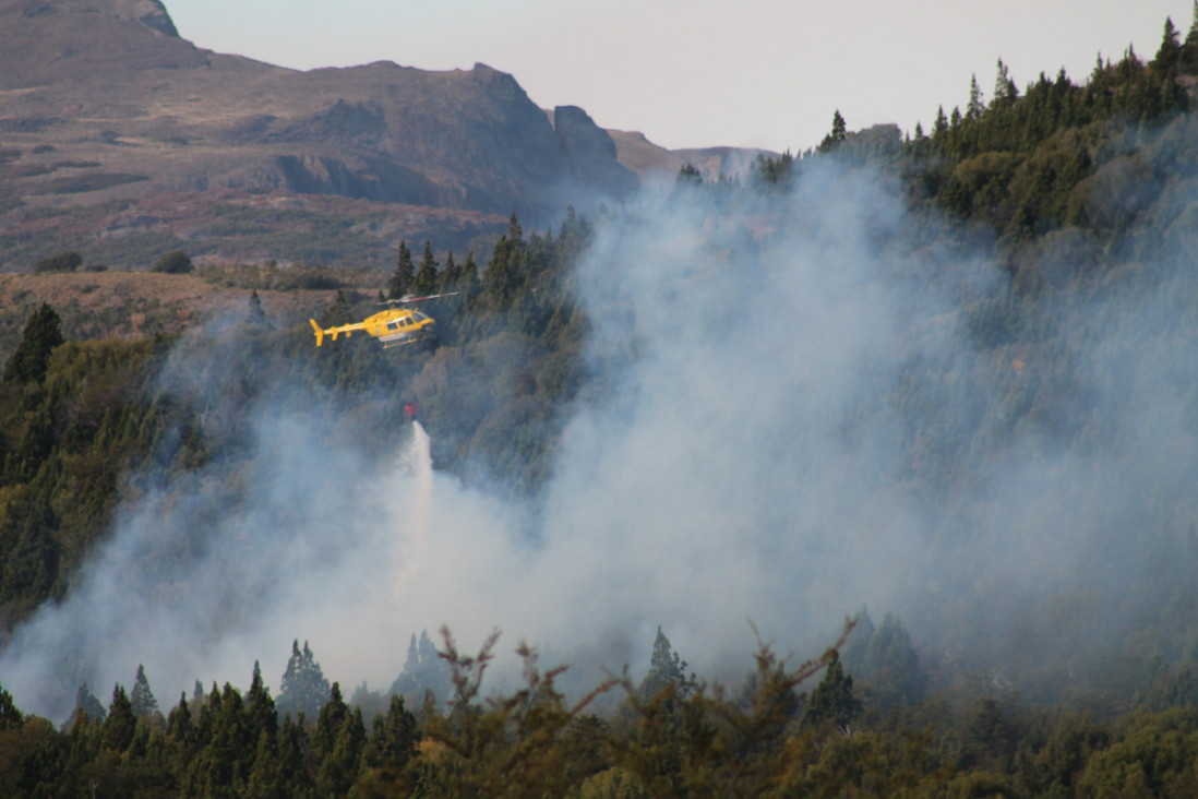 imagen Desesperante lucha contra los incendios en el oeste de Chubut, que siguen descontrolados