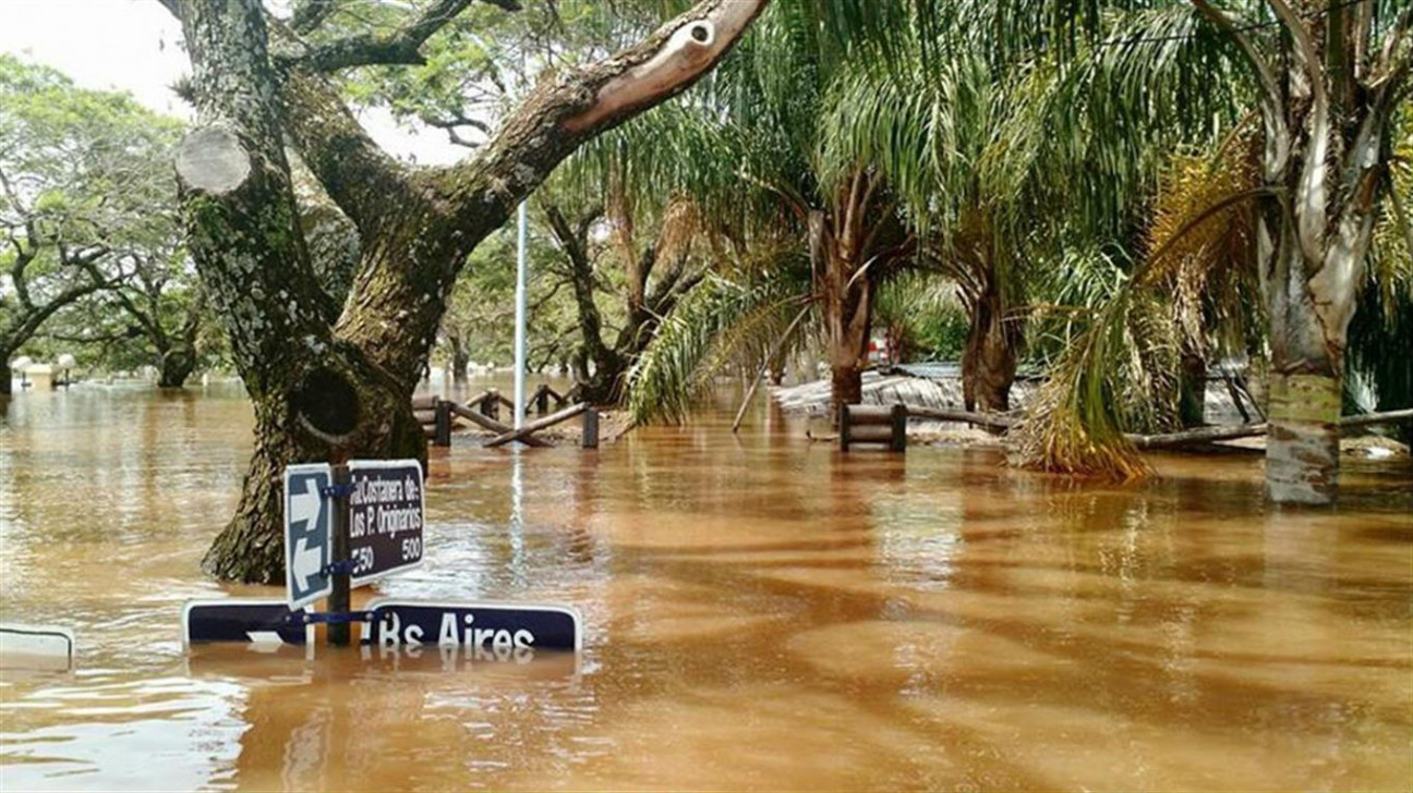 imagen Continúa el alerta por intensas precipitaciones en el Litoral