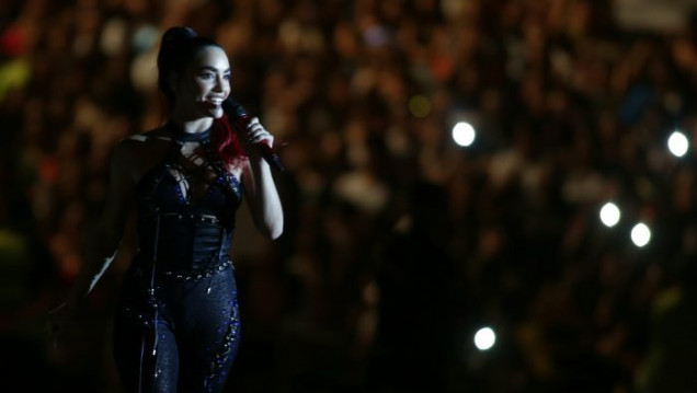 imagen Fotogalería del show imponente de Lali para cerrar la Vendimia