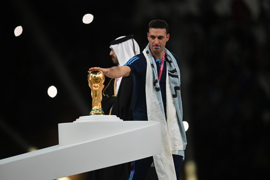 imagen Scaloni habló de la posibilidad de que Messi juegue otro mundial: "La ‘10’ quedará guardada"