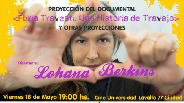 imagen Lohana Berkins  presenta "Furia Travesti, una historia de travajo"