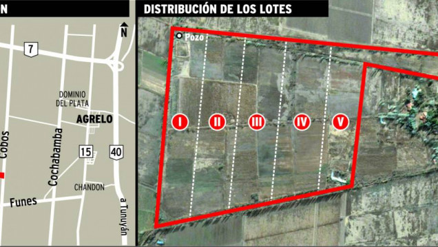 imagen Curioso remate de tierras de Agrelo