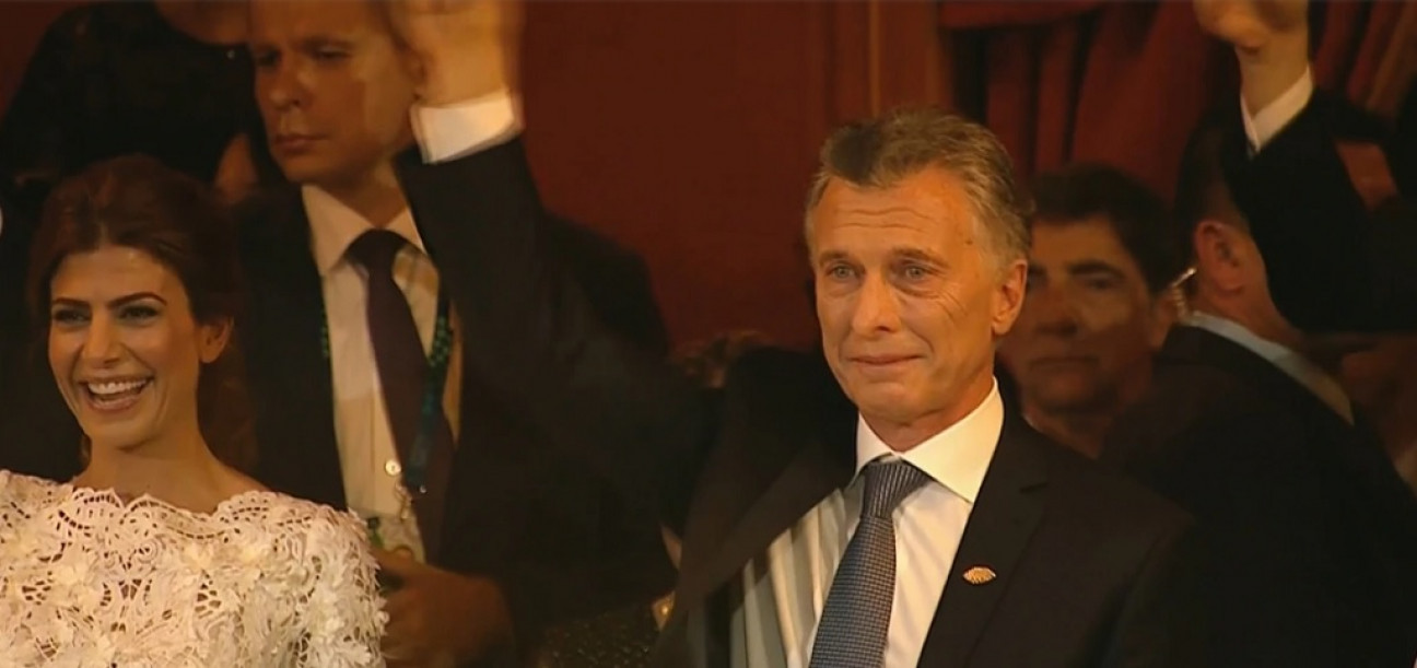 imagen Las lágrimas de Macri en la gala del Teatro Colón