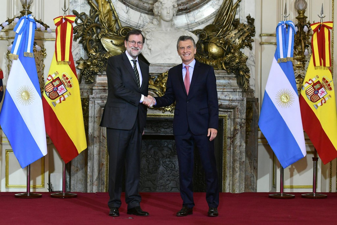 imagen Rajoy elogió a Macri por sus "valientes reformas"