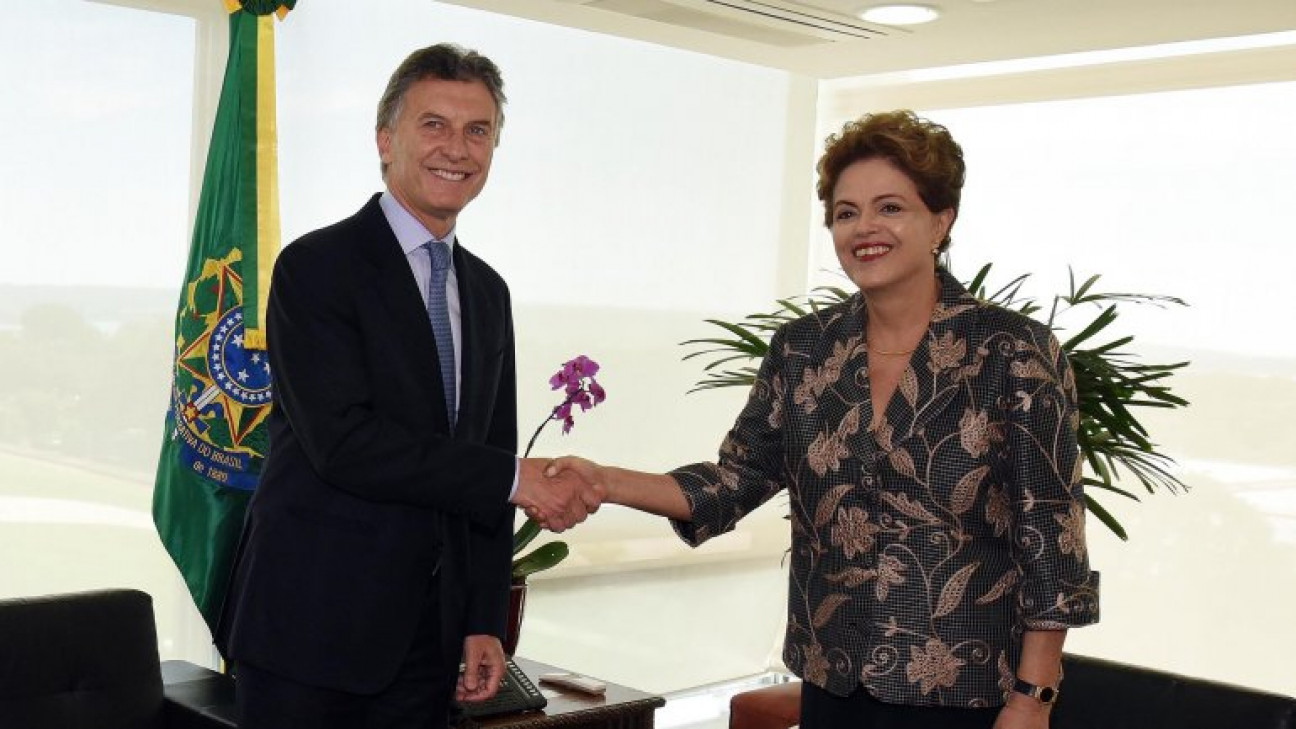 imagen Macri ya está reunido con Dilma Rousseff