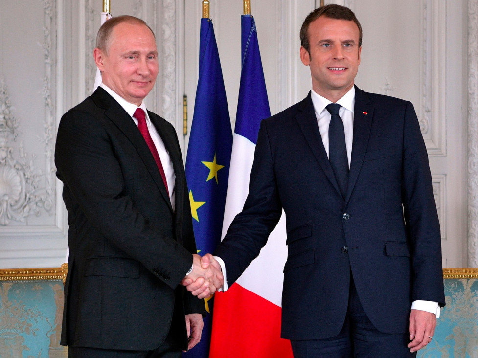 imagen Macron, crítico con Putin en un intenso primer encuentro
