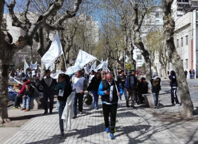imagen Fotos: El no al ítem aula llegó a la Marcha Federal