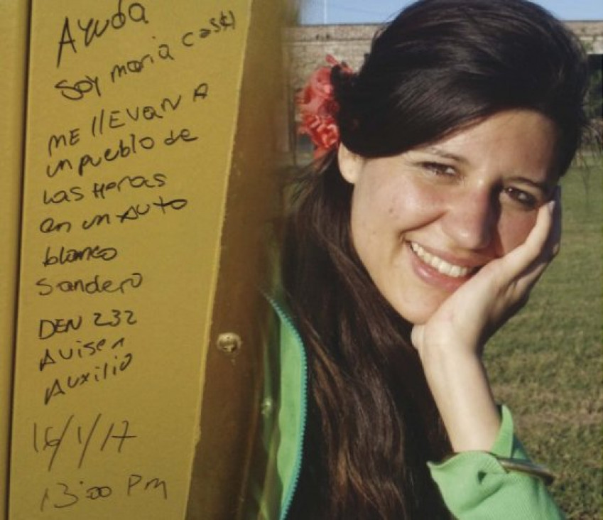 imagen Misteriosos mensajes sobre María Cash en la Patagonia