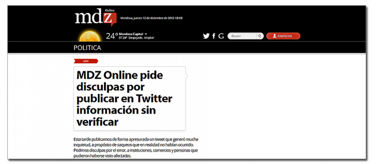 imagen La responsabilidad de los medios en las redes sociales