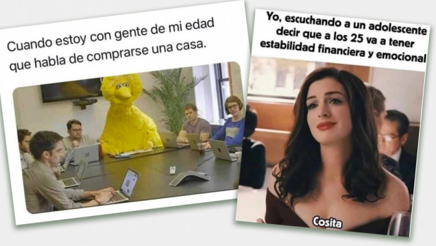imagen Experiencias complejas y desafíos financieros: qué dicen los memes de la generación "millenial"