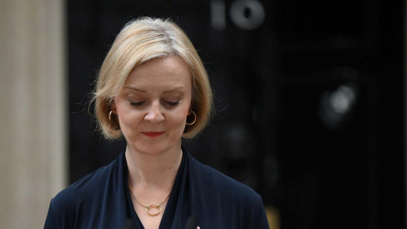 imagen Renunció la primera ministra británica, Liz Truss