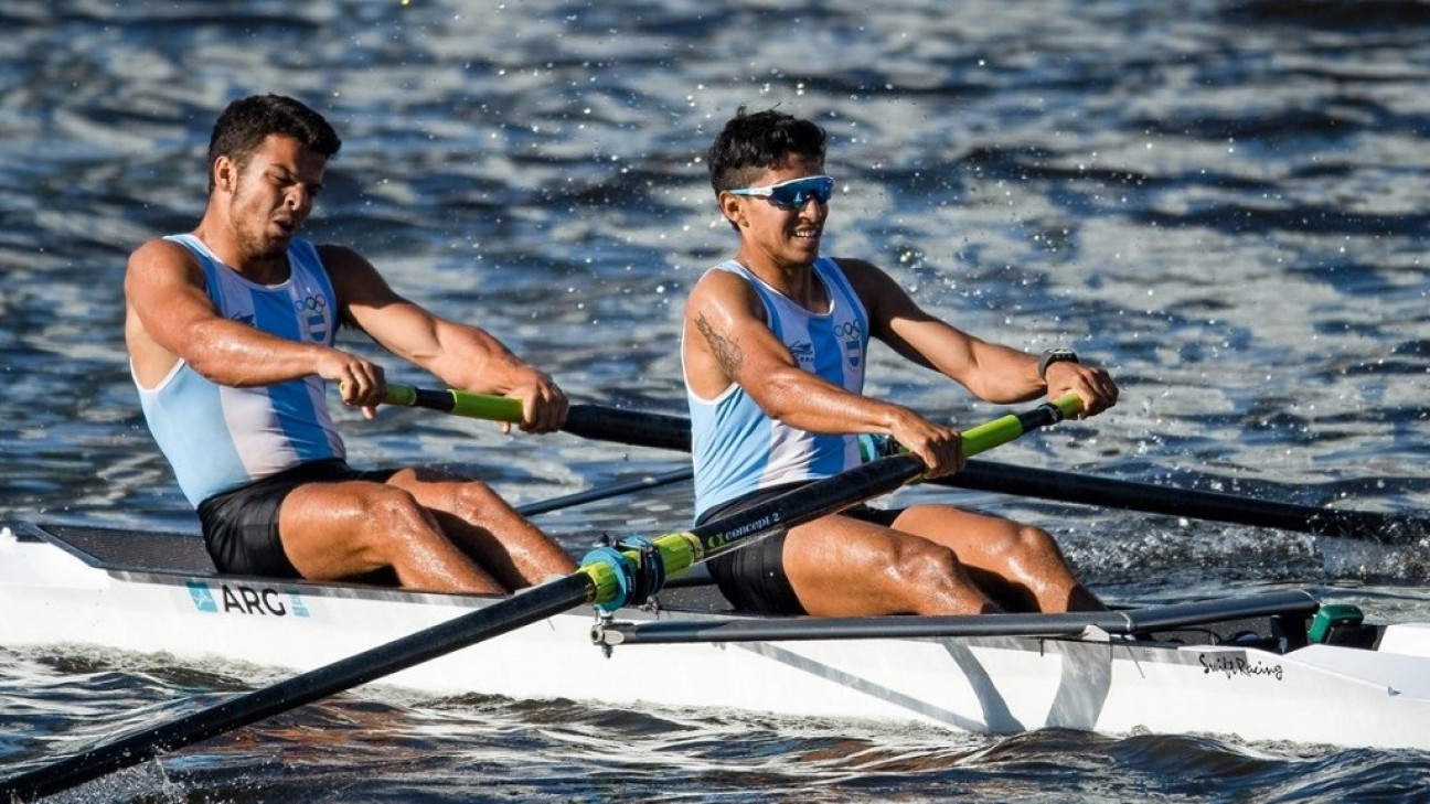 imagen Un mendocino le dio la primera medalla de remo a la Argentina
