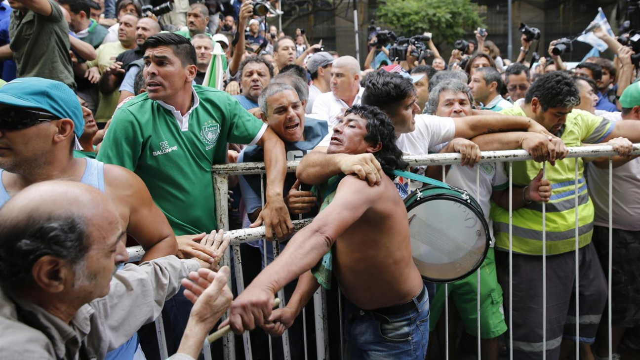 imagen La CGT mostró sus flaquezas en plena protesta
