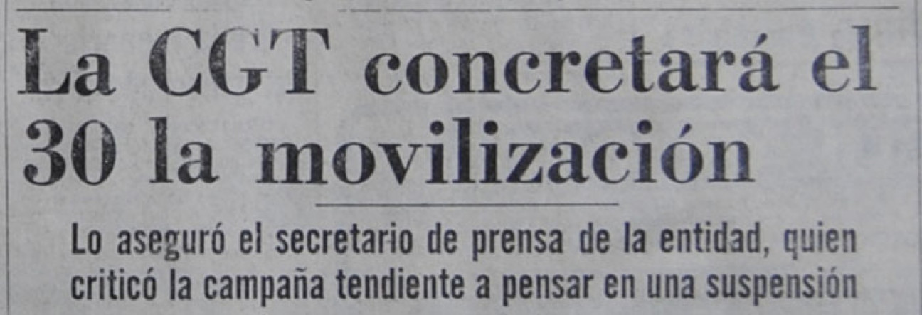 imagen "Paz, pan y trabajo": a 35 años de la marcha que marcó al movimiento obrero