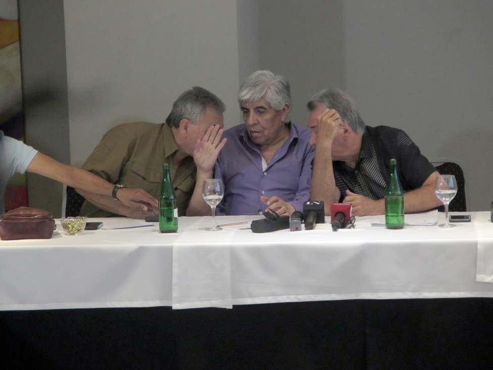 imagen Con Moyano a la cabeza, gremialistas denunciaron persecución política