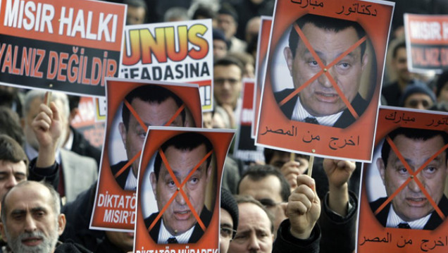imagen Comenzó el juicio a Mubarak