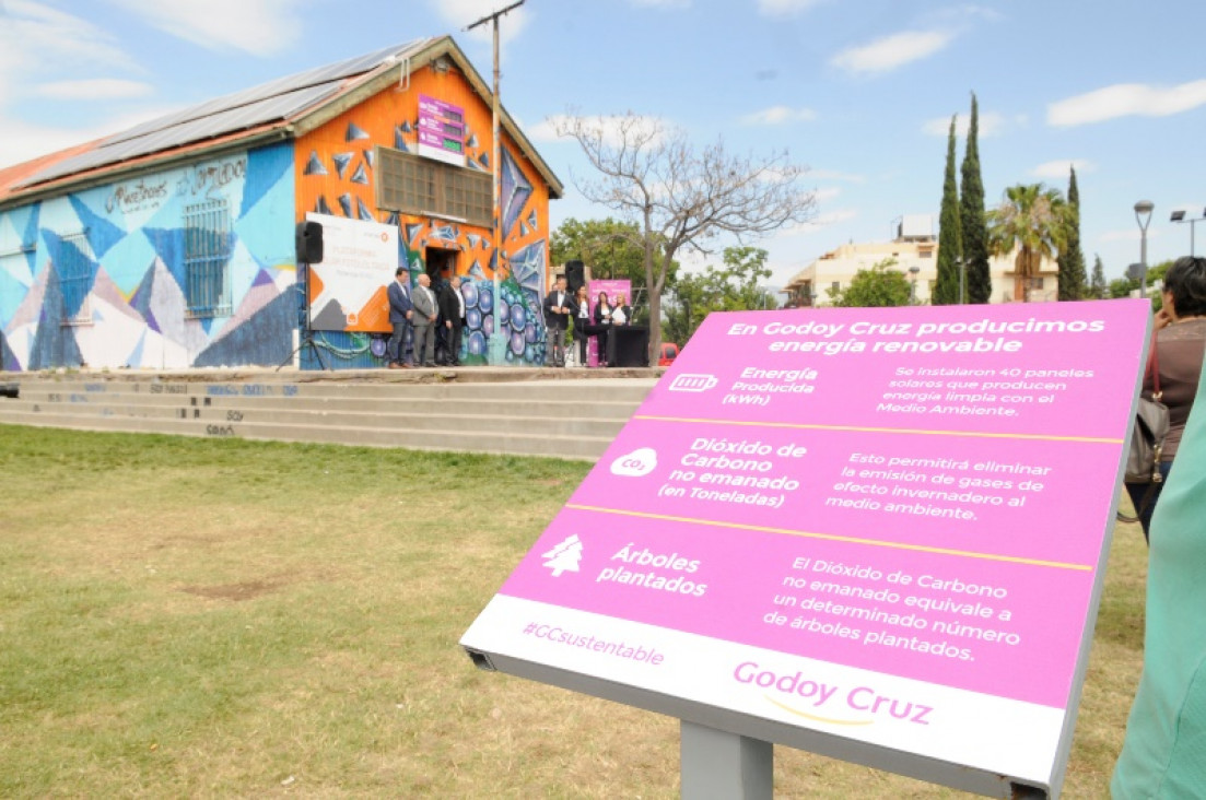 imagen Godoy Cruz, departamento pionero en uso de energía solar