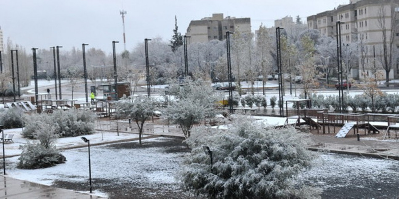 imagen Podría nevar este fin de semana en el Gran Mendoza