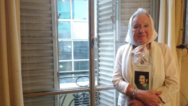 imagen Cortiñas le pidió a la Iglesia que abra "en serio" los archivos de la última dictadura