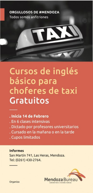 imagen Choferes de taxis aprenderán Inglés para la cumbre del BID
