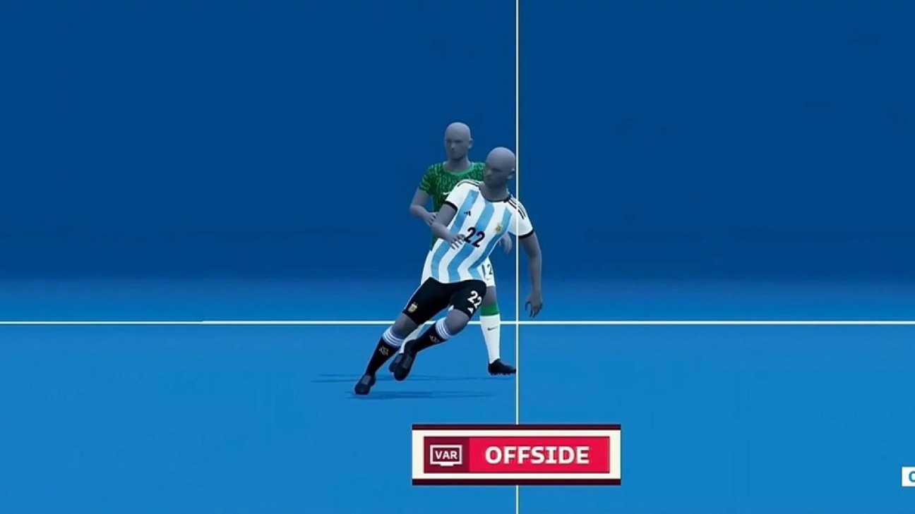 imagen Cómo funciona el "offside" semiautomático del VAR que la FIFA considera "fiable y preciso"