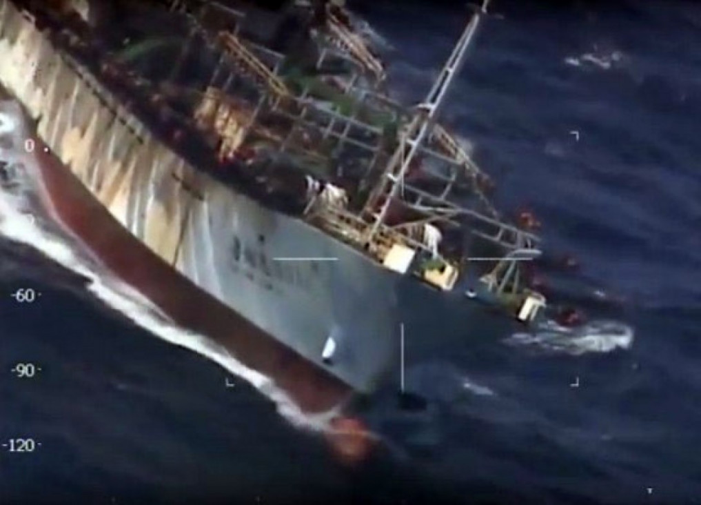 imagen China expresó preocupación por el hundimiento del pesquero en Chubut