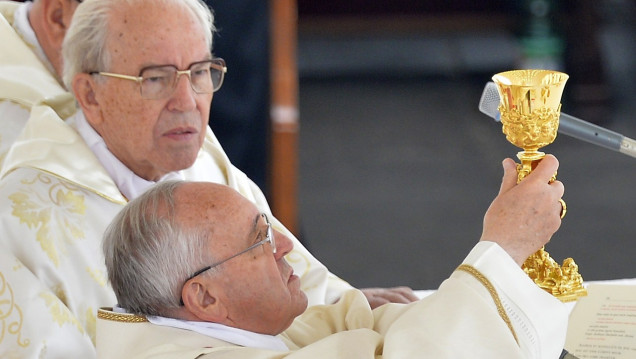 imagen El INTA elabora un vino torrontés que será usado por el Papa Francisco en sus misas