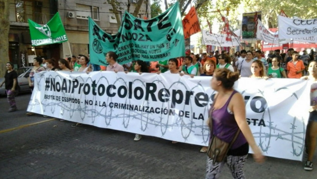 imagen 24F: el primer paro contra el Gobierno