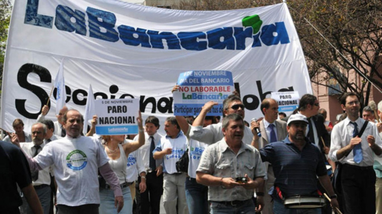 imagen Bancarios preparan otra medida de fuerza por 72 horas