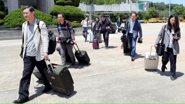 imagen Corea del Norte pone en escena el desmantelamiento de su arsenal nuclear