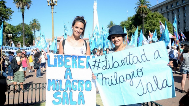 imagen "Sala es la primera presa política"