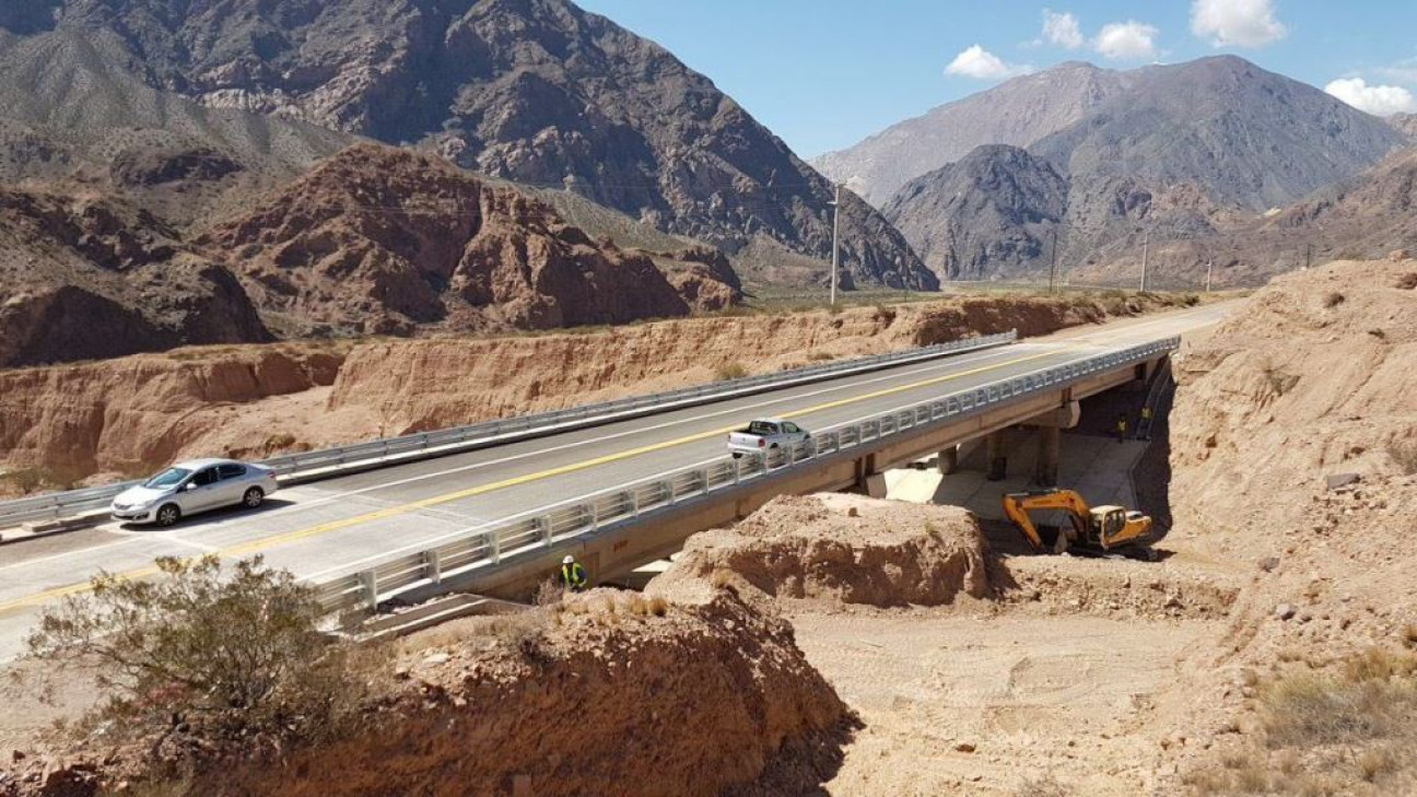 imagen Habilitaron el puente que había sido arrastrado por un alud en 2016