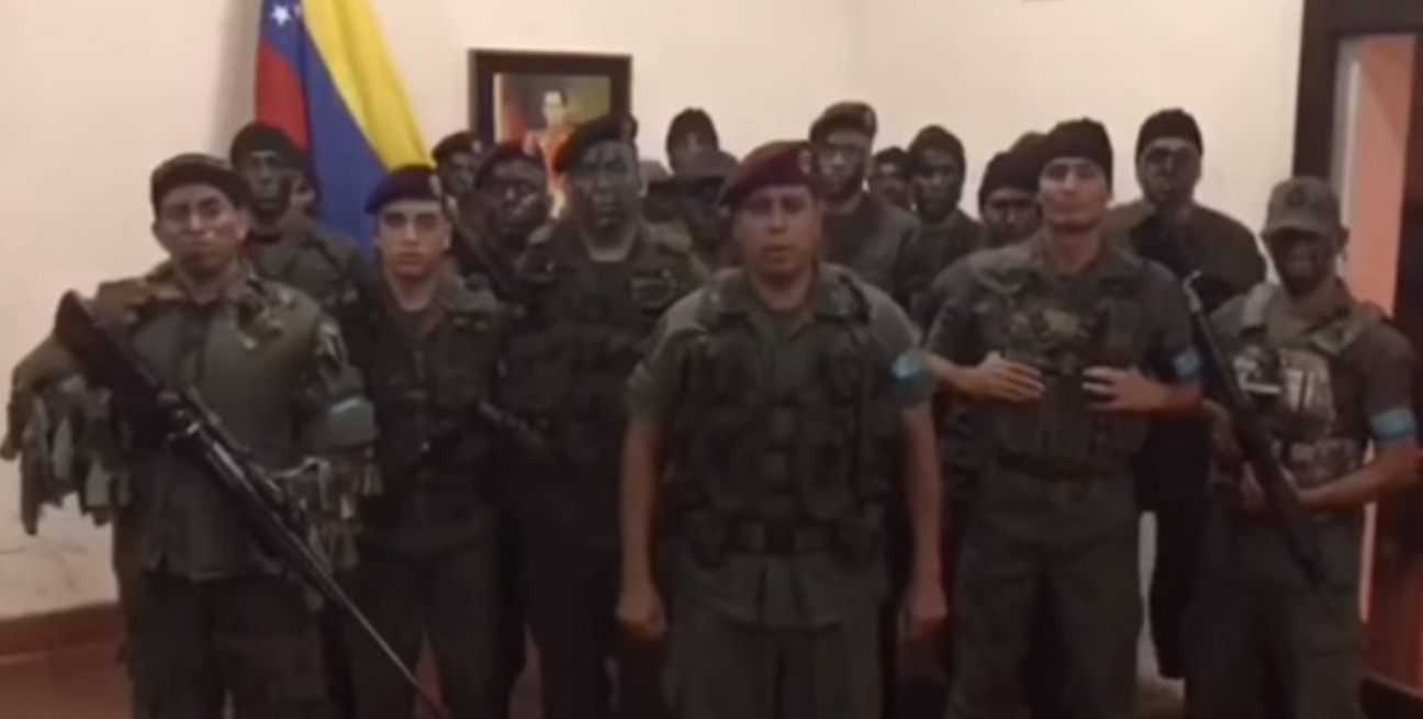 imagen Qué se sabe sobre la rebelión militar que se levantó contra Nicolás Maduro