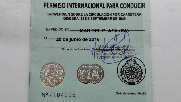 imagen Cobran $625 por el Carnet Internacional de Conducir