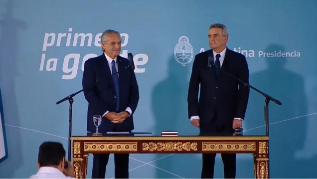 imagen Juró Agustín Rossi y es el nuevo jefe de Gabinete