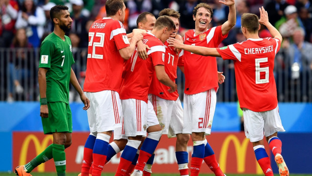 imagen El arranque del Mundial fue una fiesta para Rusia 