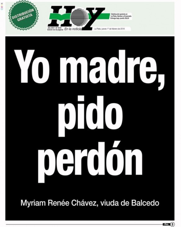imagen A Balcedo no lo defiende ni su madre