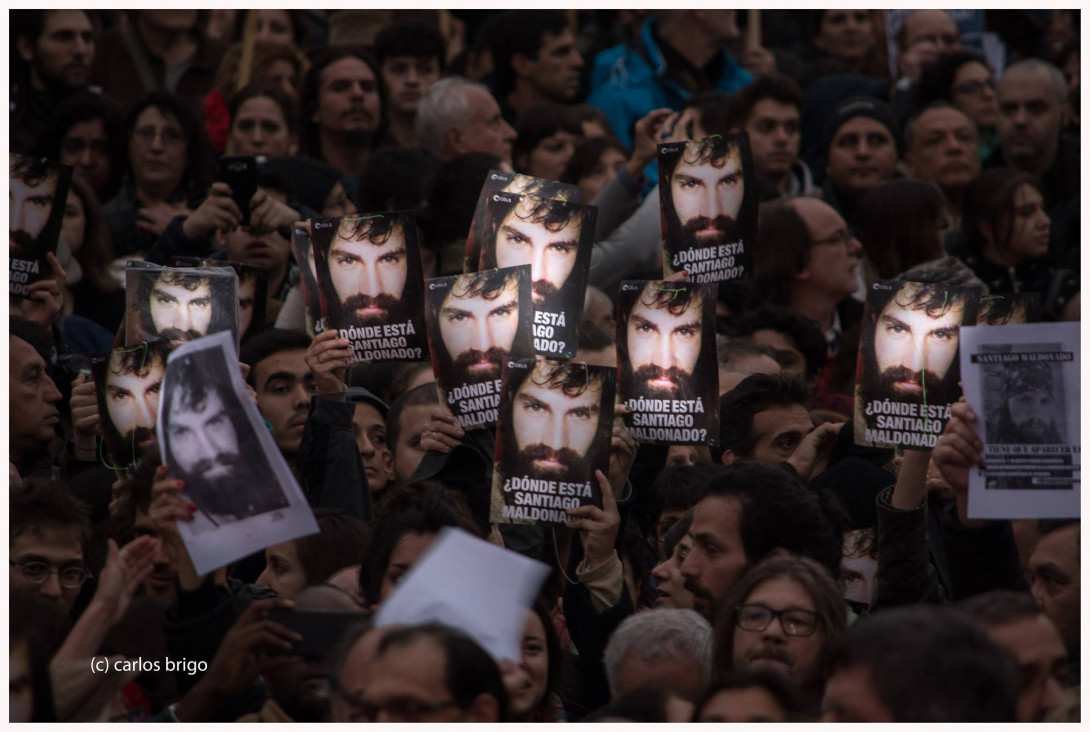 imagen La familia de Maldonado pide respeto